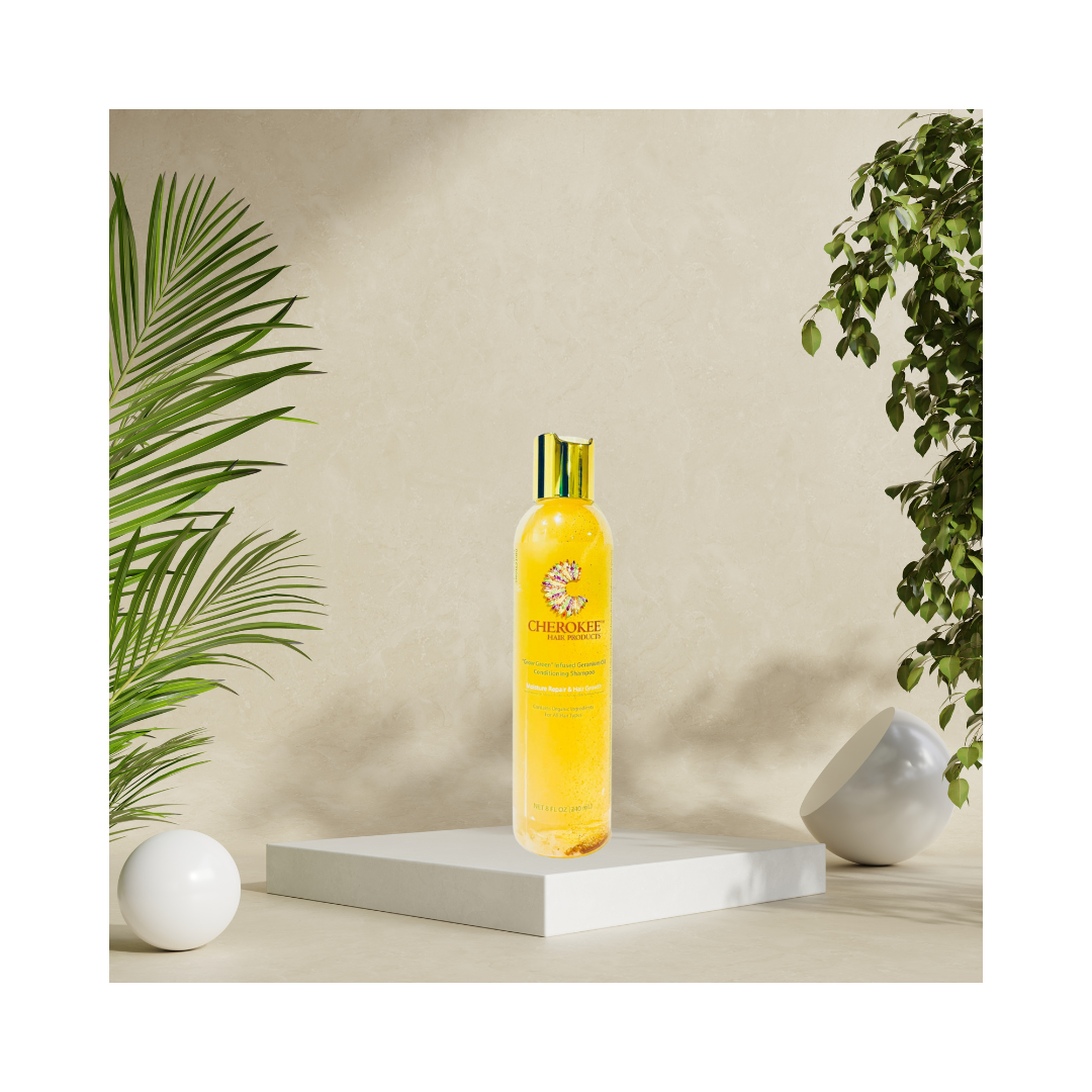 Grow Green Hair Growth Shampoo ”Infused with Geranium Oil